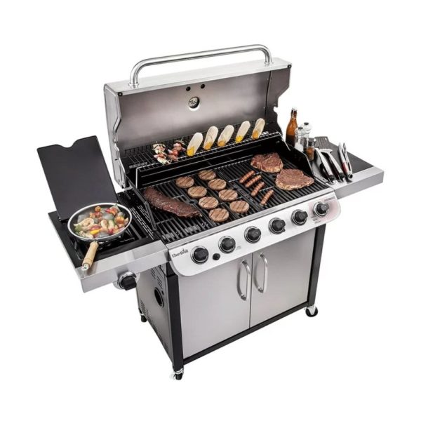 Char-Broil Performance 650 6-Burner Gas Grill With Side Burner 463276517